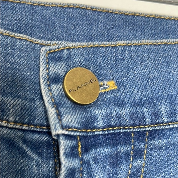 Flannel Australia Stretch High Waisted Wide Leg Denim Size 0 - Picture 3 of 7
